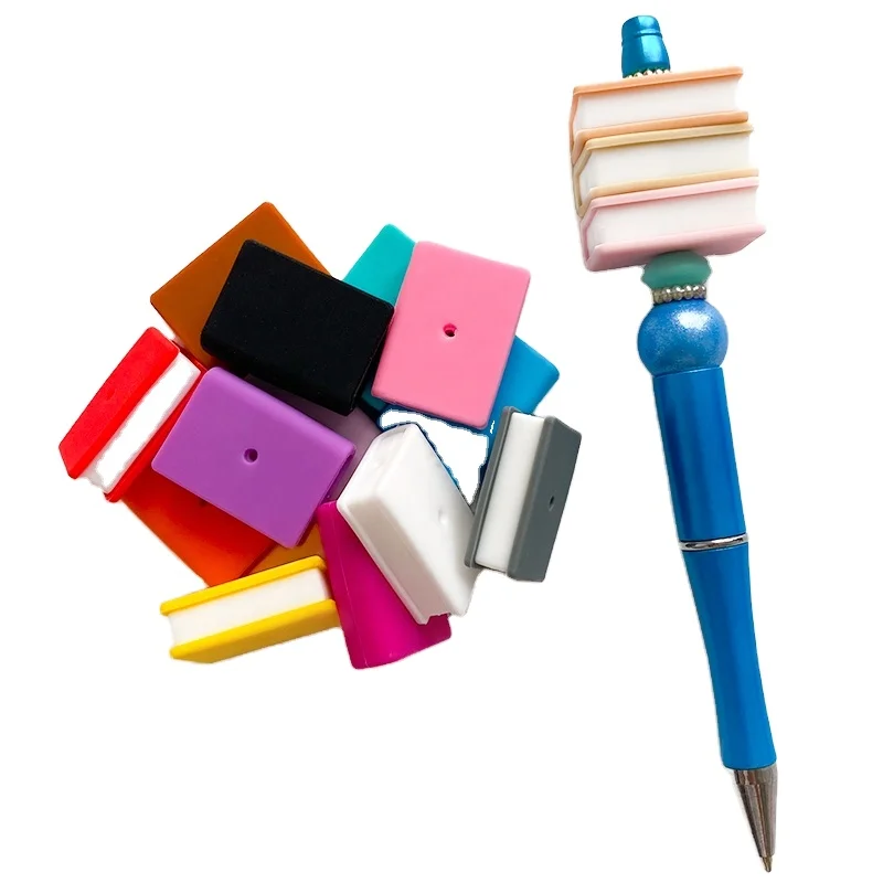 Bulk Purchase Custom Silicone Focal Beads for Pen Making and Baby Chew Silicone Beads For Pen Jewelry Making