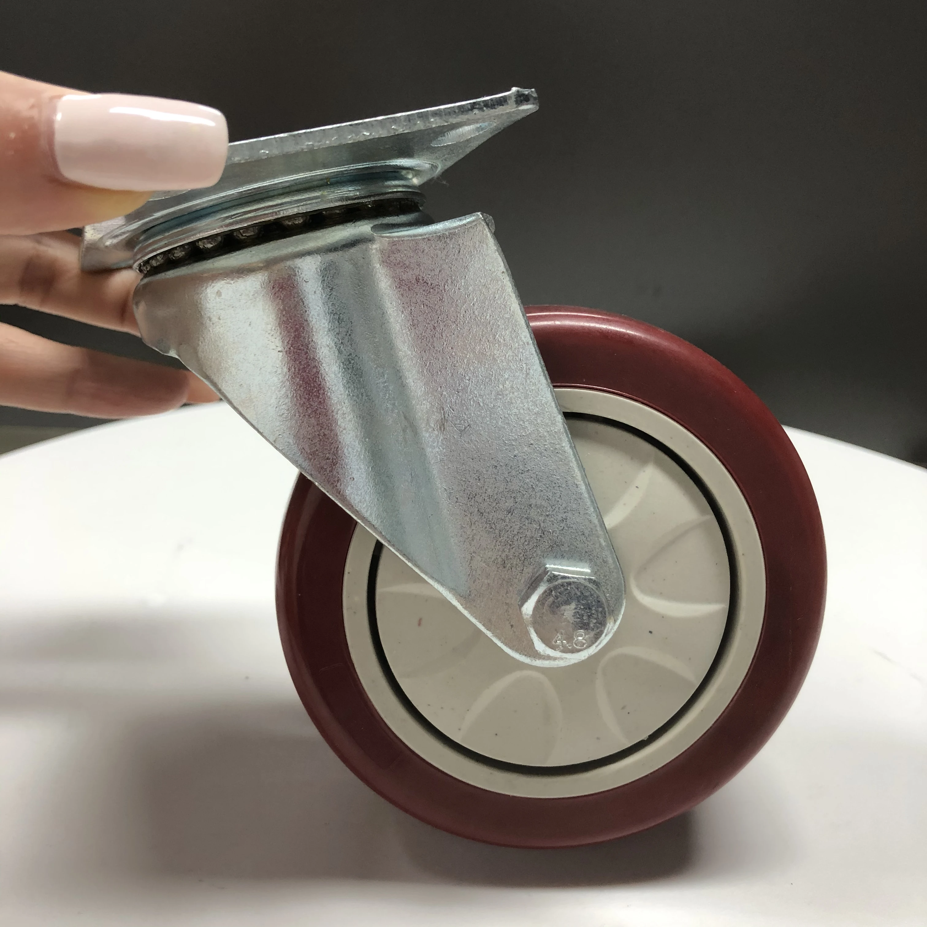 
Uholan PVC 4 inch swivel caster wheels 