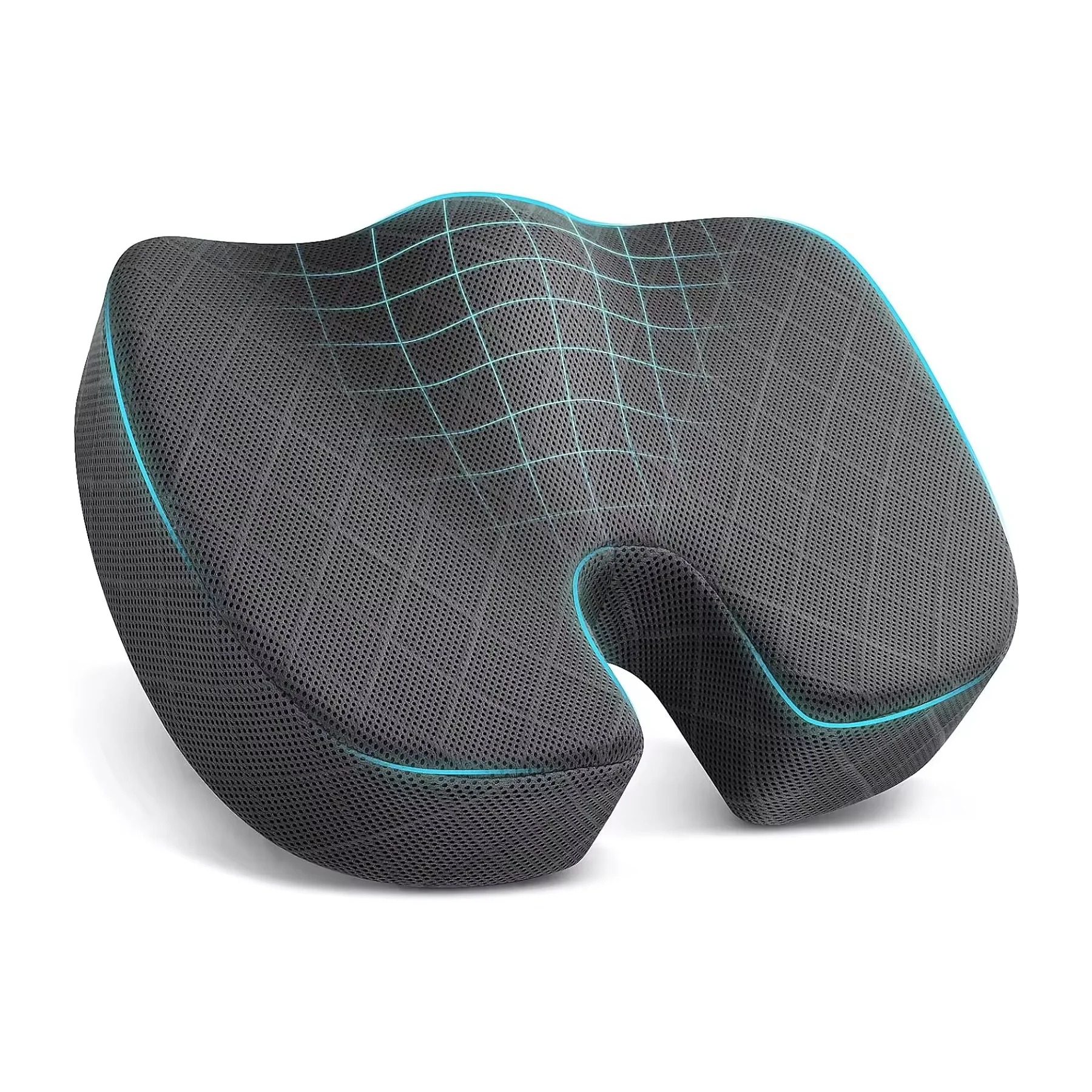 Memory Foam Seat Relief Desk Chair Cushion for Office Chair, Car Seat, Airplane