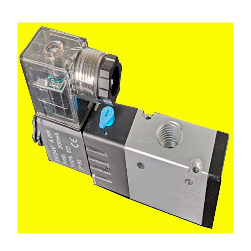 3V DC12V DC24 110V AC 220V 3/2 Way  3 Way 2 Posion Pneumatic Air Solenoid Valve