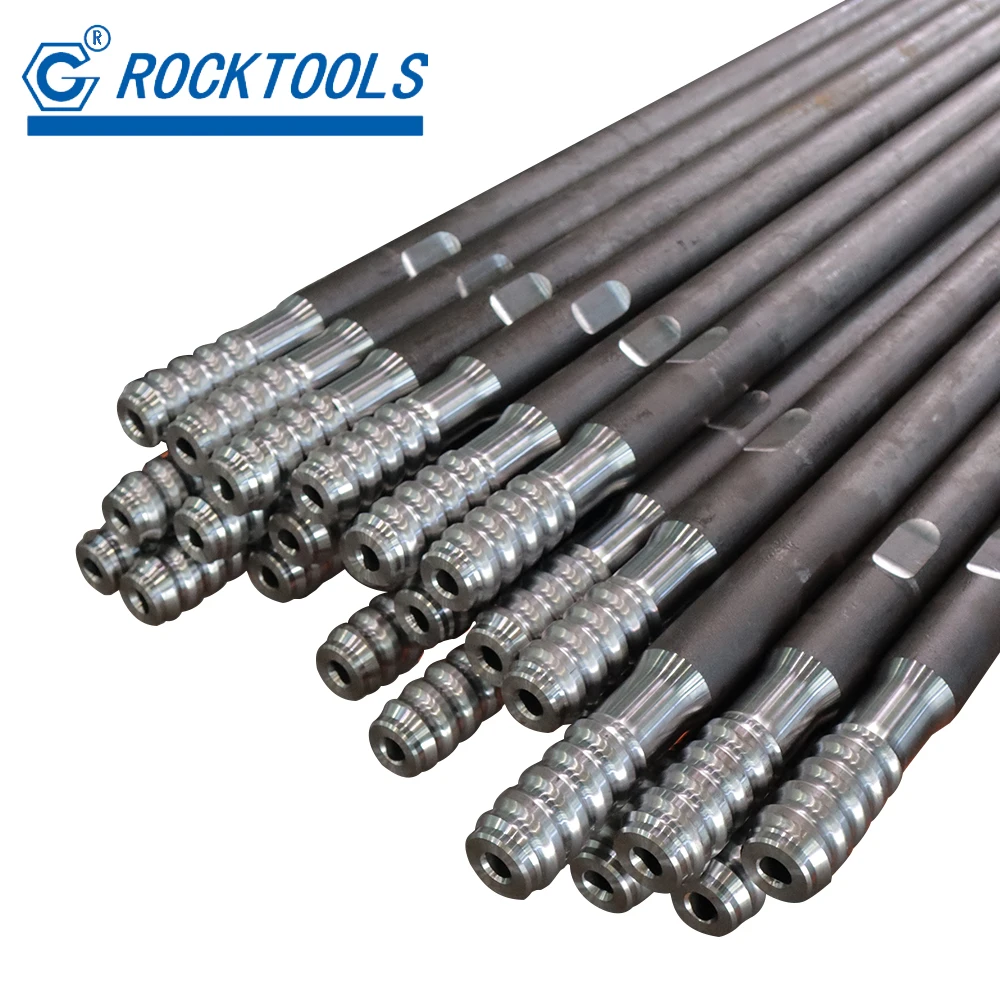 Top Hammer Speed Rods Spare Parts T38 Thread 1220mm 1830mm Extension Drill Rod for Mining Drill Rig