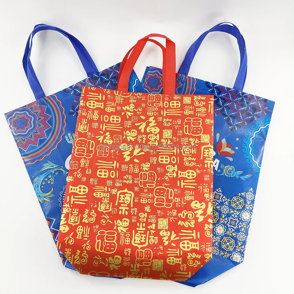 Custom made low price reusable logo garment non-woven shopping bags