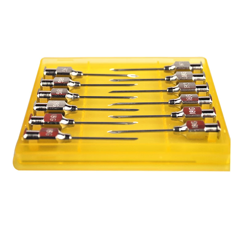 Hypodermic Veterinary Syringe Needle Stainless Steel Veterinary Vaccine Injection Syringe Needles Reused Injector Needles