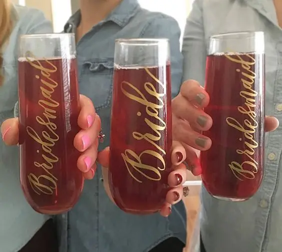 PS Gold Rim Plastic Cup 9oz Gold Glitter Wedding Party Disposable Plastic Gold Rimmed Wine Glasses