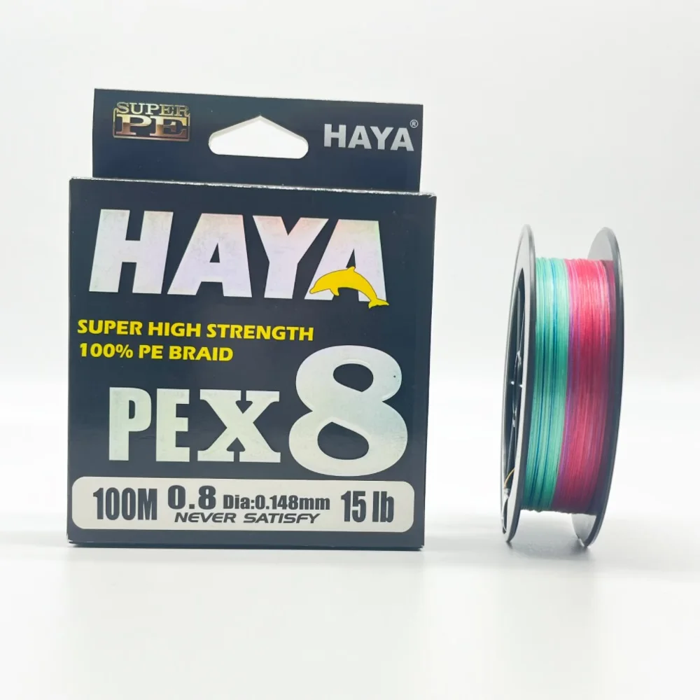 HAYA 100% PE плетеная леска 8 нитей 100 м профессиональный велосипед