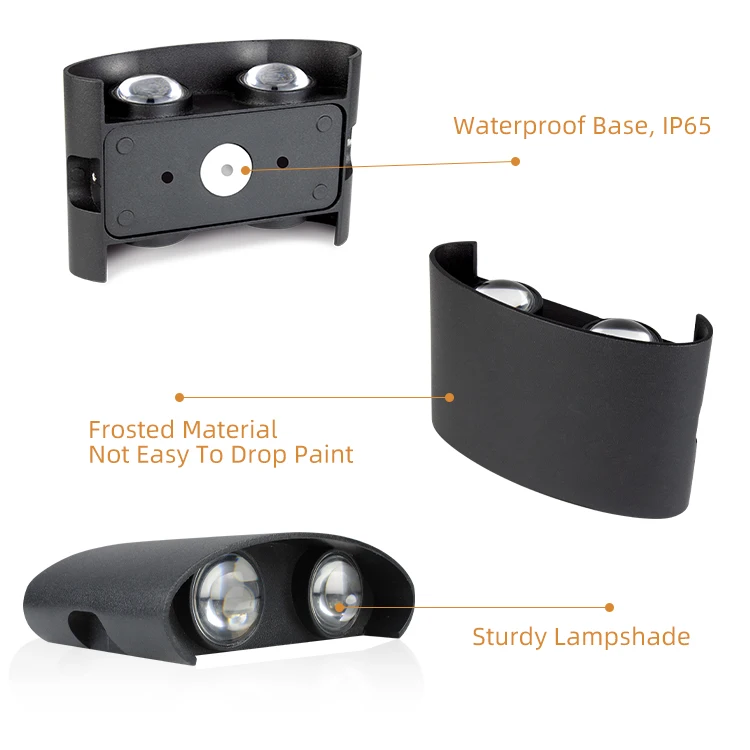 LNJAMI Modern Indoor Aluminum Led Wall Lamp For Home Indoor Living Room Bedroom Corridor Wall Lighting