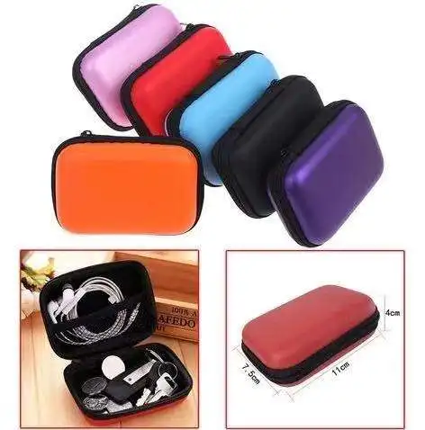 eva earphone case wholesale custom collect headphones colorful Earphone Case EVA bag mobile phone bags