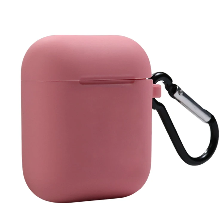 Custom Silicone Wireless Earphone With Charging Case For Airpods 1/2