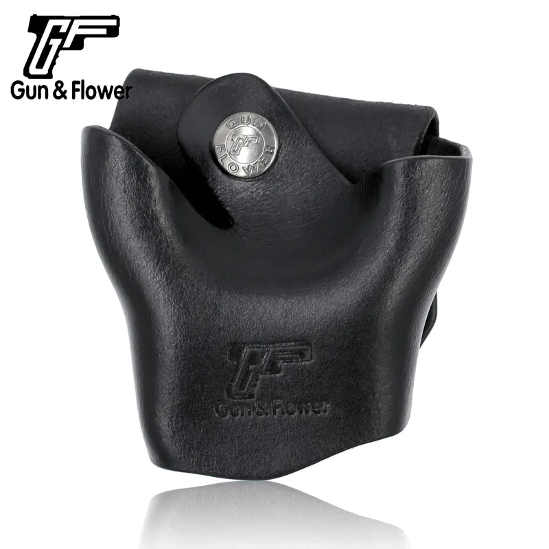 
 Gunflower Военный полицейский Тактический Ручной работы коричневые кожаные наручники чехол для iPhone X/iphone кобура/держатель  