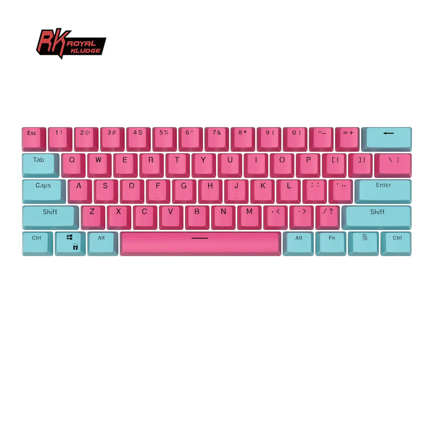 Royal Kludge rk61 custom artisan 3d anime figure resin keycaps backlit keycaps spanish white gaming blank pbt keycaps