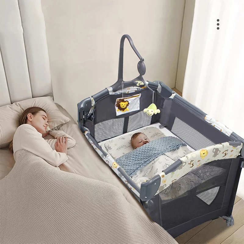 Multifunctional Portable Folding Baby Game New Born Bed Baby Crib Beds Newborn Baby