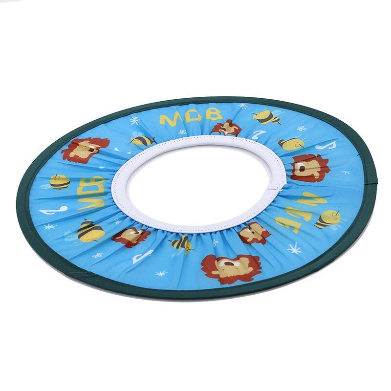 Kid baby shower cap soft adjustable baby bath head cap waterproof shampoo hat for children