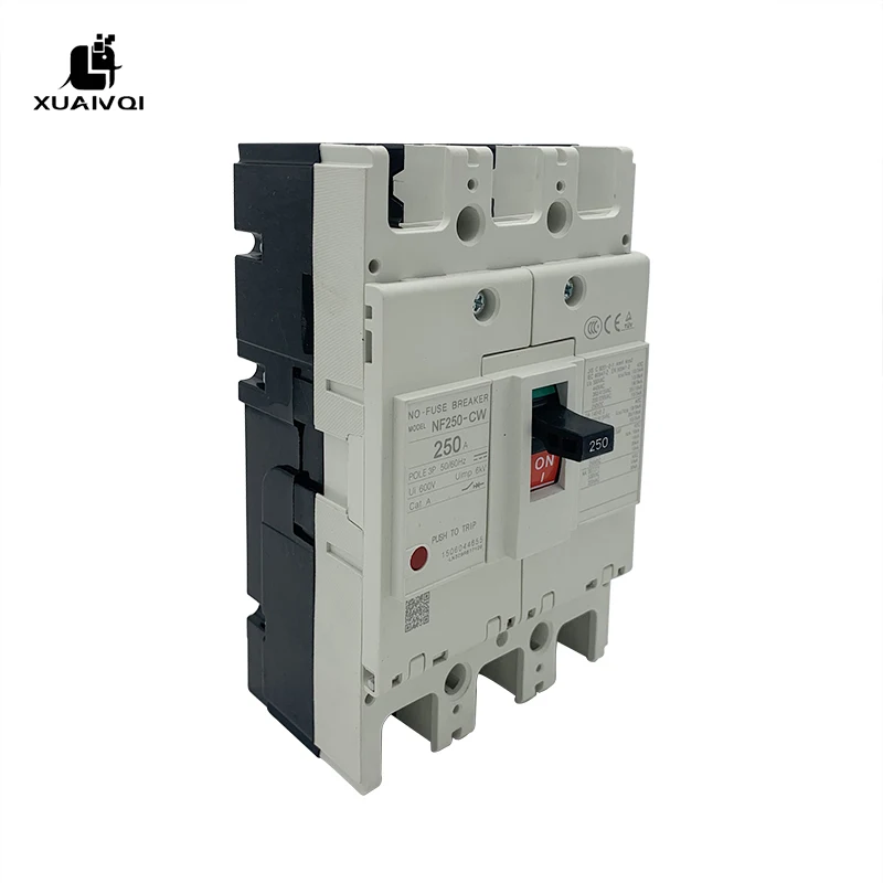 3-канальный NF250-CW 100A 250A MCCB выключатель