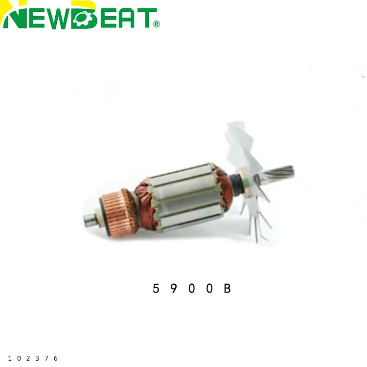 China  manufacture  hot sale good quality copper Armature of  electric circular saw  N5900B  OEM spare parts of power tools