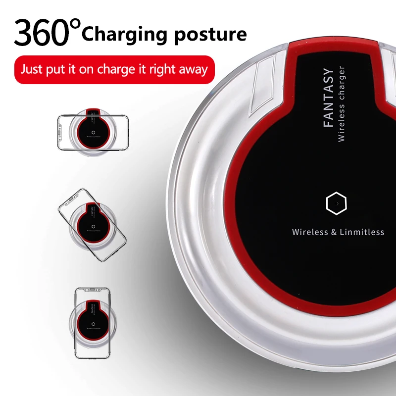 
2020 Wireless Charger New Product 5W Fast Wireless Charging Pad For Smartphone For Iphone And Android Phone Charger Dropshipping 