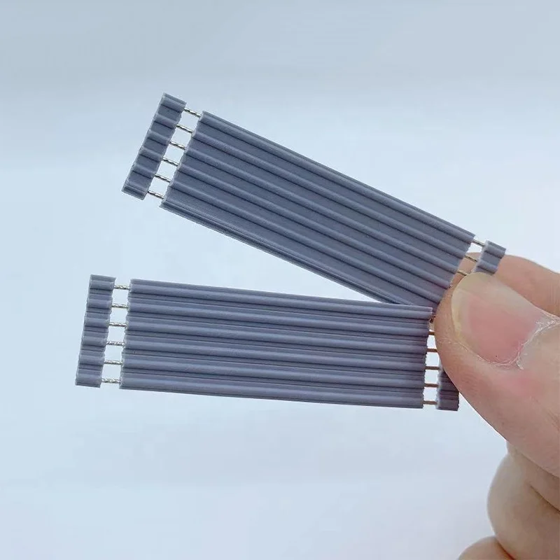 6Pin 24AWG 26AWG 28AWG предварительно Луженый серый плоский ленточный кабель длиной