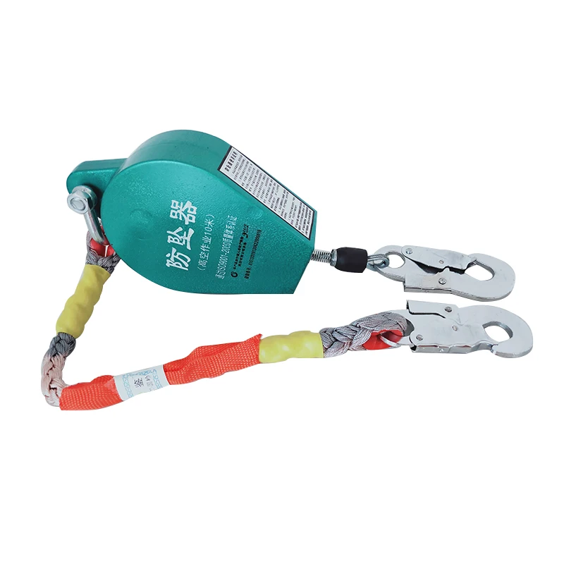 Wholesale industrial fall arrester 300kg meter high-altitude work 20m fall protection self-locking device
