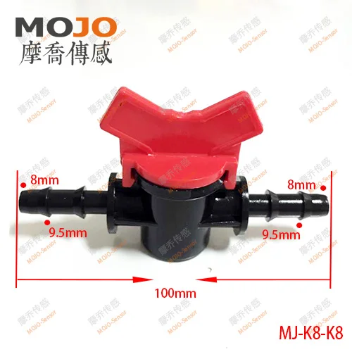 Water valve MJ-K8-K8 min water faucet 8mm OD Plastic faucet Garden irrigation