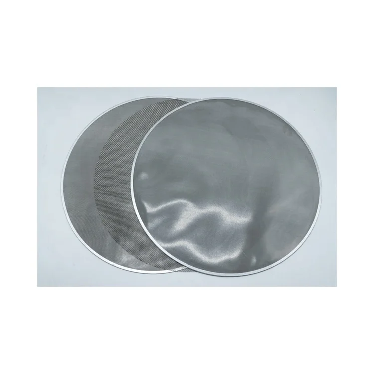 Customized 50 77 100 150 200 300 micron pure titanium tungsten molybdenum nickel black wire mesh filter disc