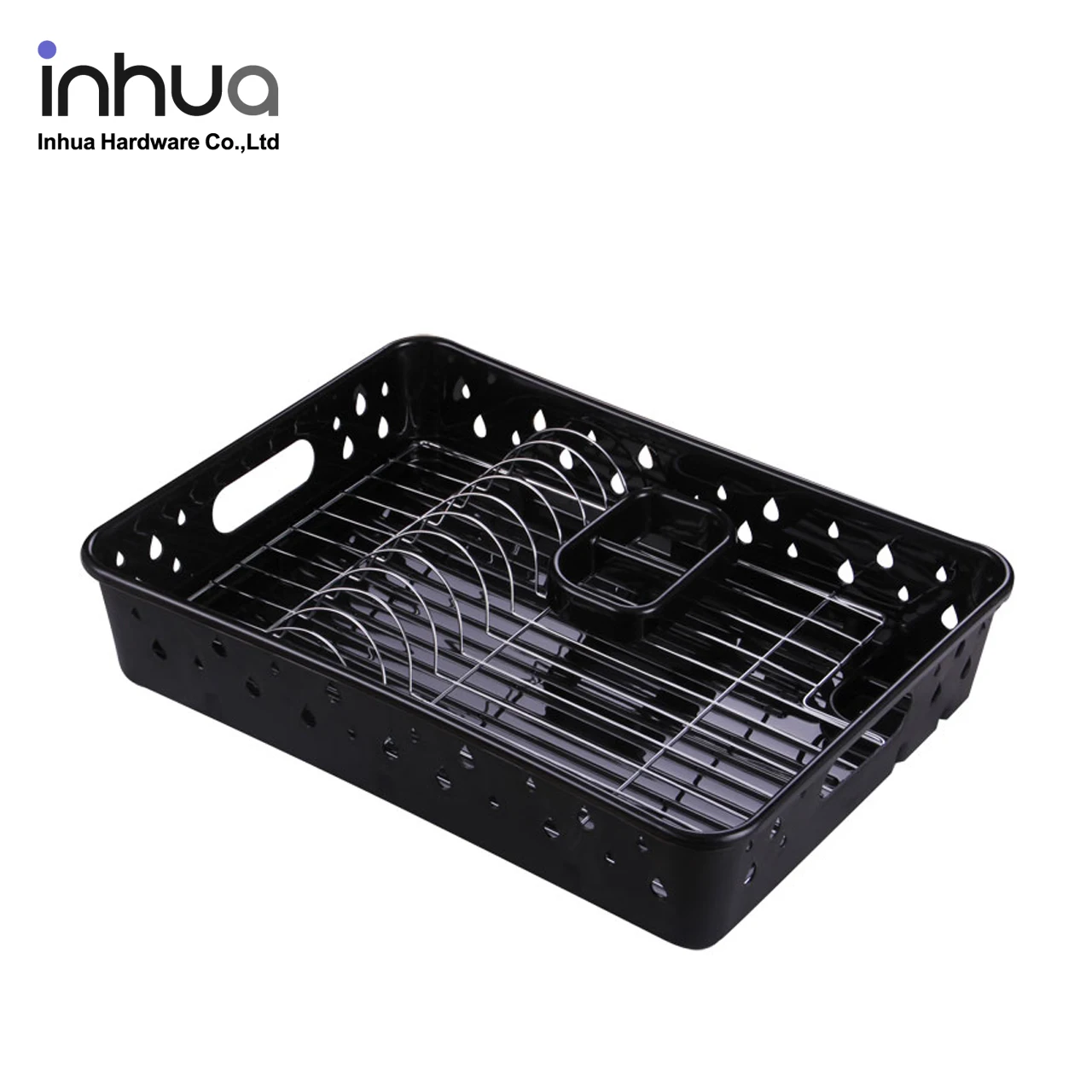 
Factory direct plastic dish rack double tiers drain storage rack dish drying rack for kitchen 