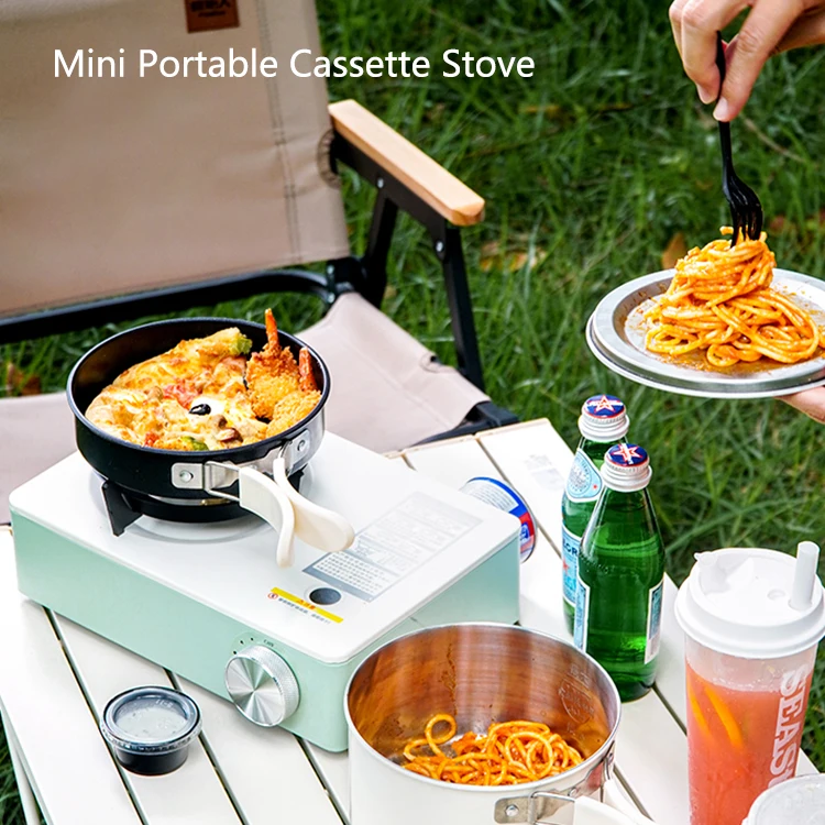 Factory High Quality Mini Outdoor Survival Tools Portable Outdoor Camping Gas Stove Single Burner with Carry Case