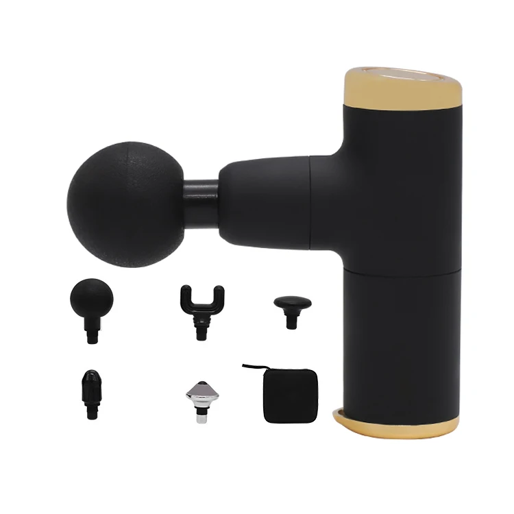 2021 Amazon hot selling Vibration gun professional massager deep tissue sports Mini Golden massage gun