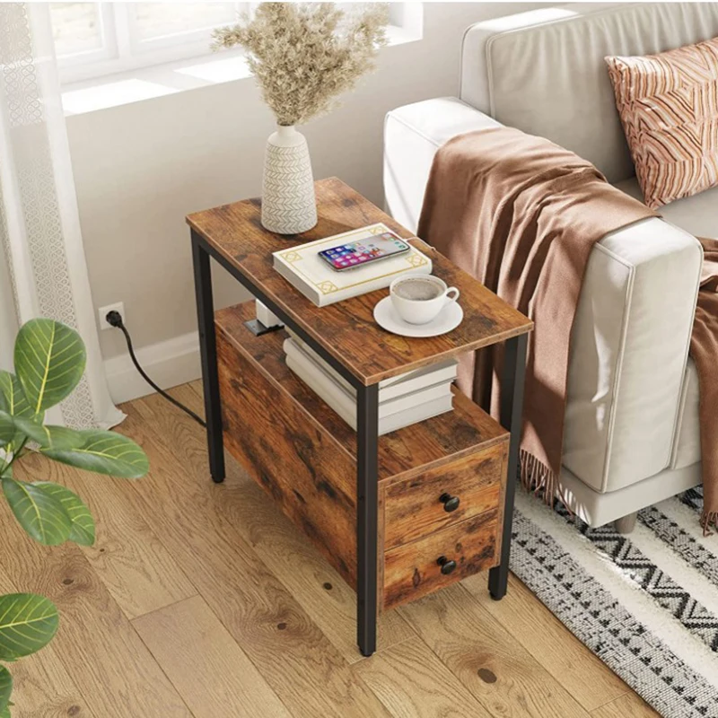 Высококачественный узкий стул, боковой стол, ночная подставка с ящиками