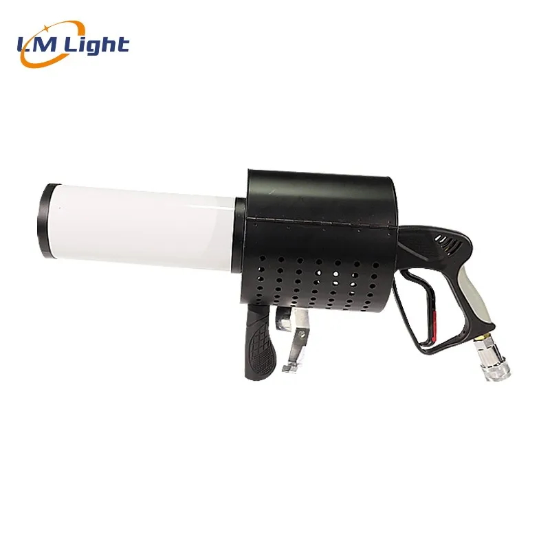 New Arrival Hand Shooter happy birthday confetti co2 jet machine led co2 dj gun for wedding party stage