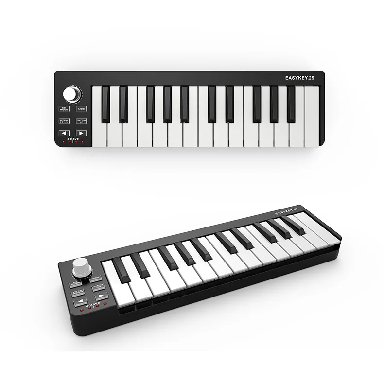 Профессиональный MIDI-контроллер портативная мини-клавиатура с USB 25