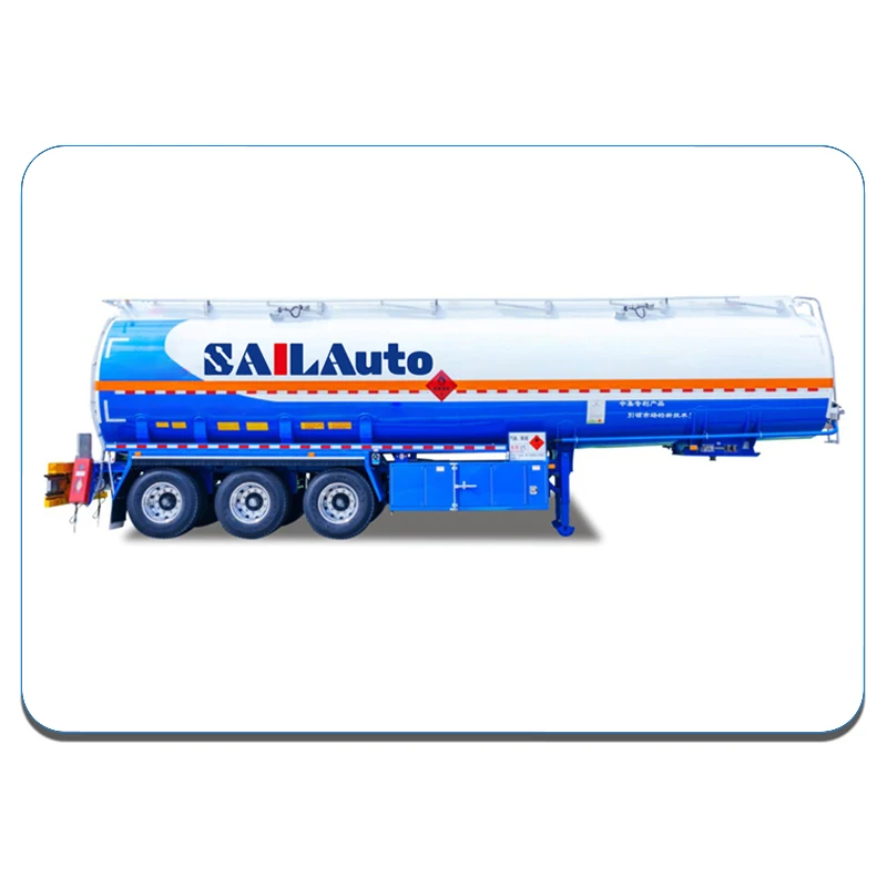 SAIL Customizable Used 3 Axle 40000l Petroleum diesel fuel crude Oil milk water gasoline Fuel Tank Semi Trailer For Sale