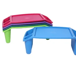 portable small ergonomic plastic kids children baby child table for student study bed reading and writing  table and desk