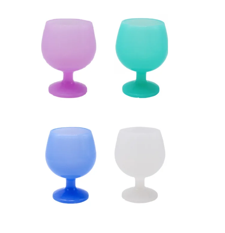 
Custom Unbreakable Silicone Wine Glasses&Cups Shatterproof Flexible silicone Cups 