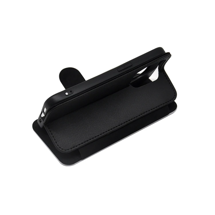 New Arrival Customized 2D Sublimation Blanks Leather Flip Phone Case Wallet Case for IPhone 15 pro max