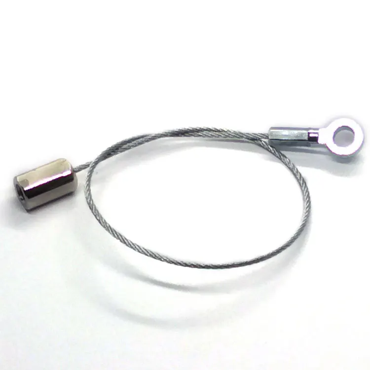 Wire Rope Sling Safety Cable Lock Stainless Steel Lanyard Luggage Lock Safety Cable