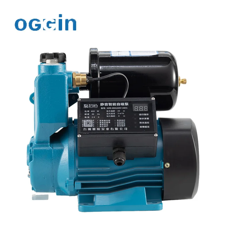 Oggin AJO-DD-800A Electric Digital Display Automatic Centrifugal Self Prime Pressure Booster Water Pump