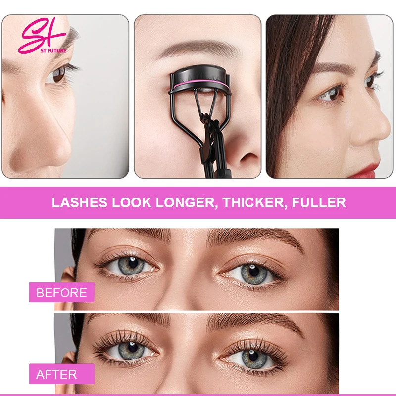 ST FUTURE частная марка, упругие черно-фиолетовые бигуди для ресниц из углеродистой стали