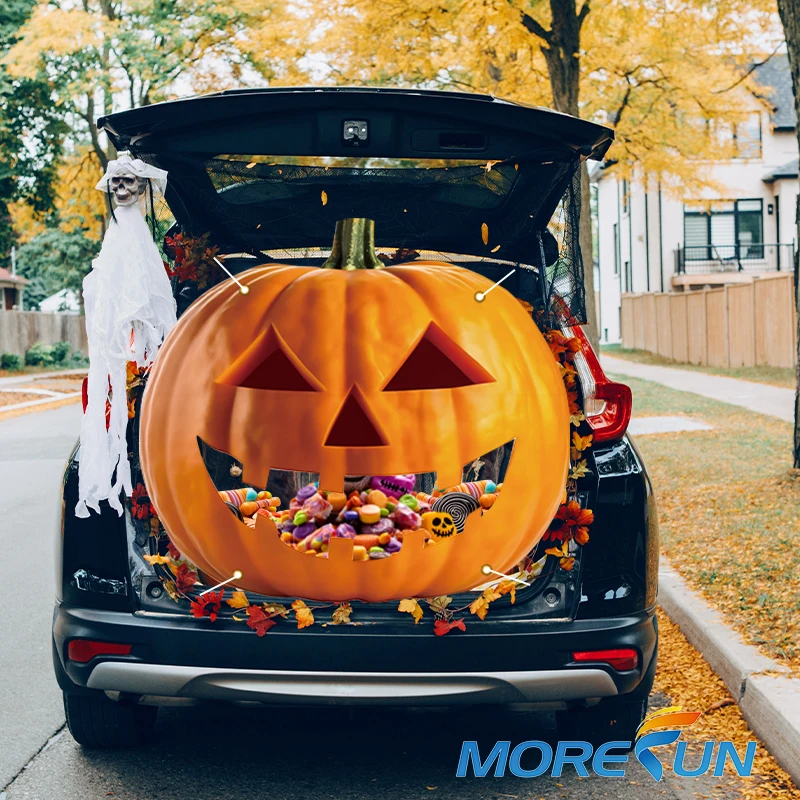 Halloween Trunk or Treat Car Decorations Banner Garage Door Car Decor Haunted House Banner Archway for Halloween Outdoor Party