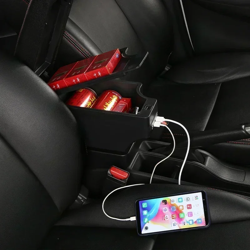 Подлокотник для центральной консоли TONC Chevrolet Aveo уникальный дизайн оснащен USB-портом зарядки и подстаканным держателем