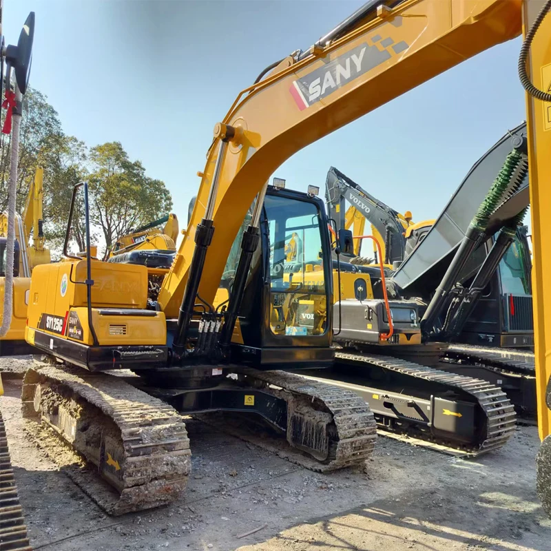 Chinese Used SANY 125 Excavator 12 Ton Construction Machine Used SY125 Excavator for Sale