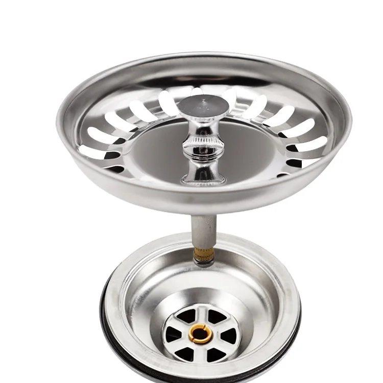 Sonda 732251 SS304 78mm Kitchen Multi Fit Universal Stainless Steel Sink Drain Filter Strainer Plug