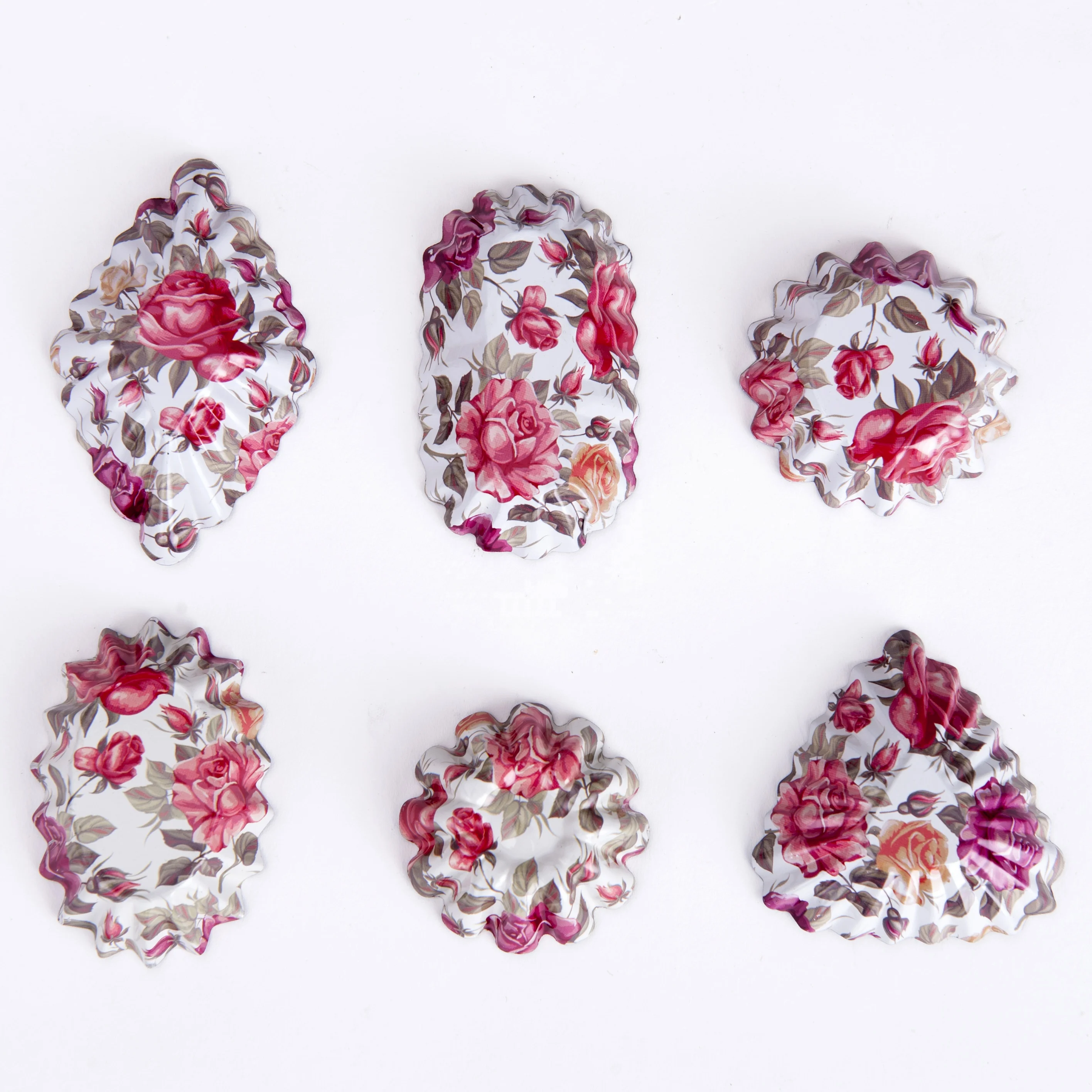 Shell Shaped Egg Tart Mold Triangular Cake Mold Food Grade Tin Material Baking Mold Fruit Baking Pie Ring Pan