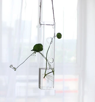 Glass Hanging Air Planters hydroponic vase Terrarium Containers Flower Pots for Succulent Home Garden Decor