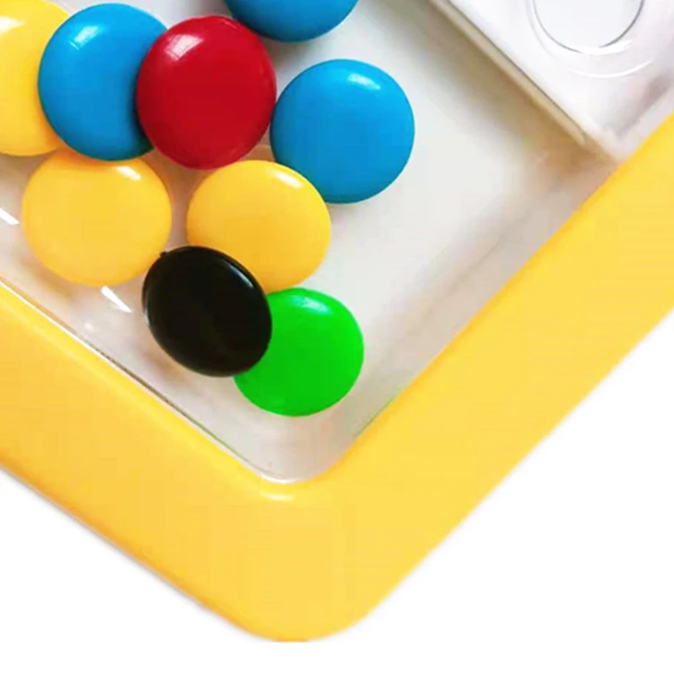 Wholesale Baby Kids Learning Educational Drawing Toys Colorful Chocolate Beads Magpad Drawing Board Magpad