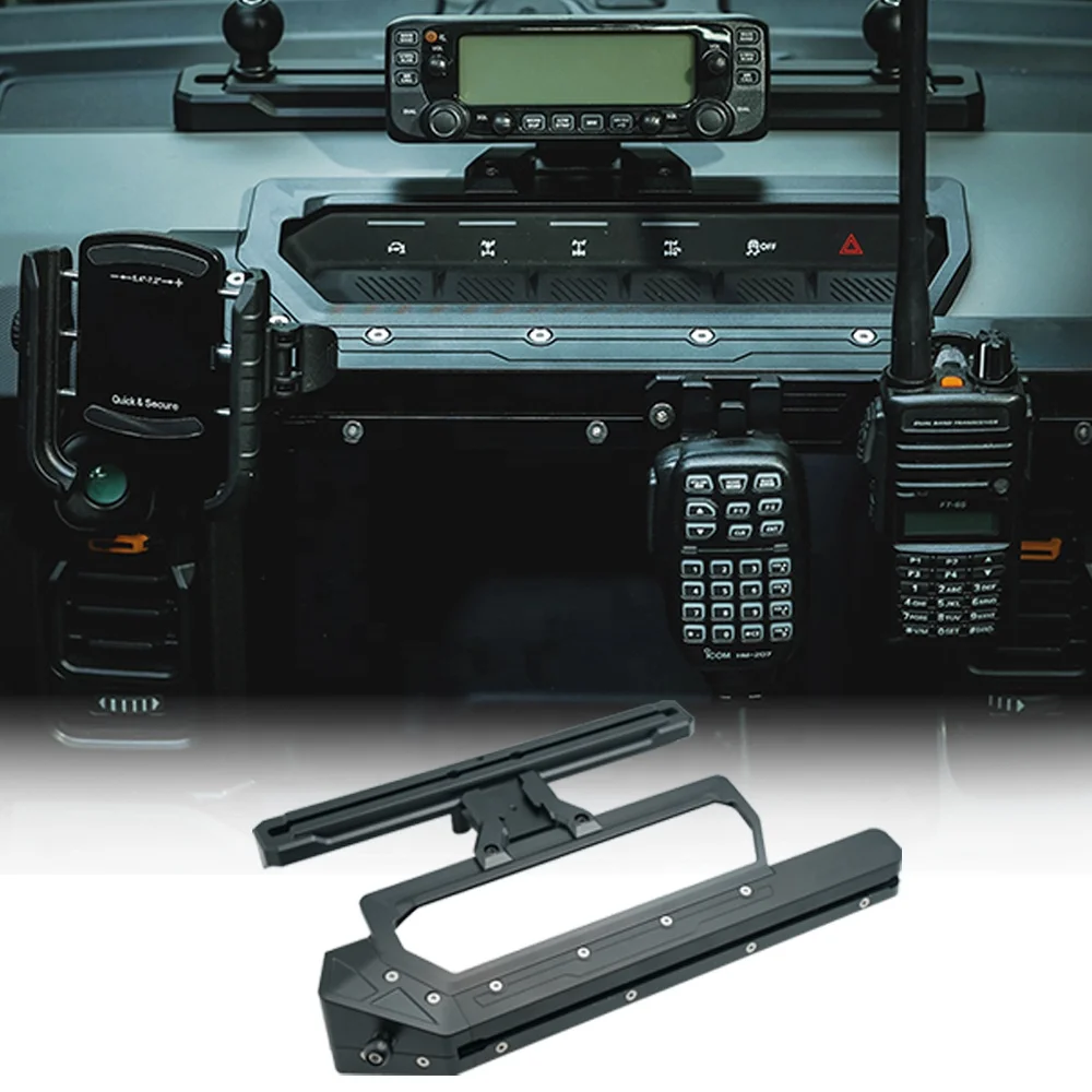 Off-road Digital Device Dash Mount Center Mount Dash Kits Dash Mount Holder Cell Phone Holder for Ford Bronco 2.3 2.7 3.0