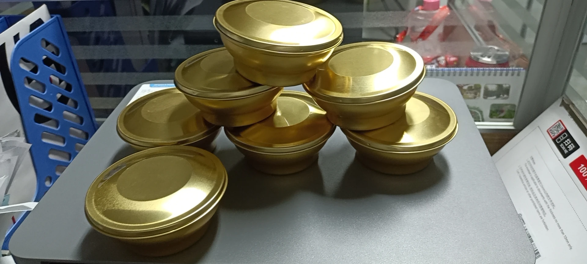 Горячая Распродажа 2021 65 мл 105 мл 160 мл круглая миска для упаковки птичьего гнезда алюминиевая банка с лазерной печатью