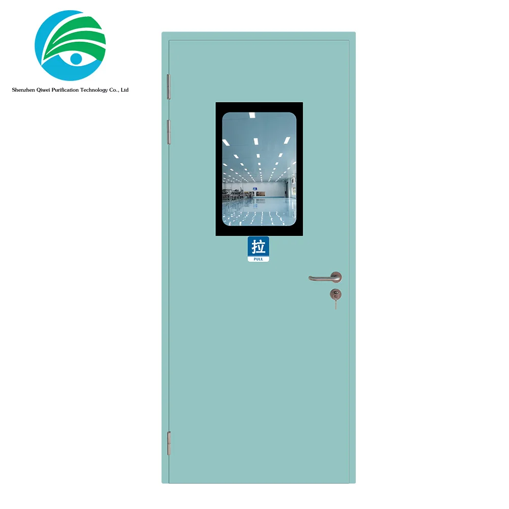Modern Style Metal Core Fire Rated Cleanroom Door For GMP doors&windows