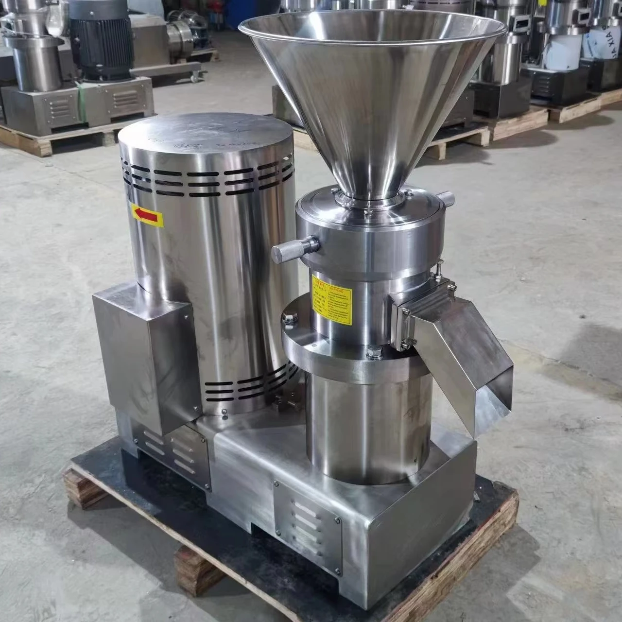 Commercial peanut cashew nut grinder colloid mill sesame seeds almond butter tahini making machine for restaurant