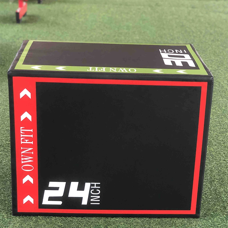 Hot Sale Custom Logo 3 In 1 Soft Foam Plyo Box For Jumping Gym Training