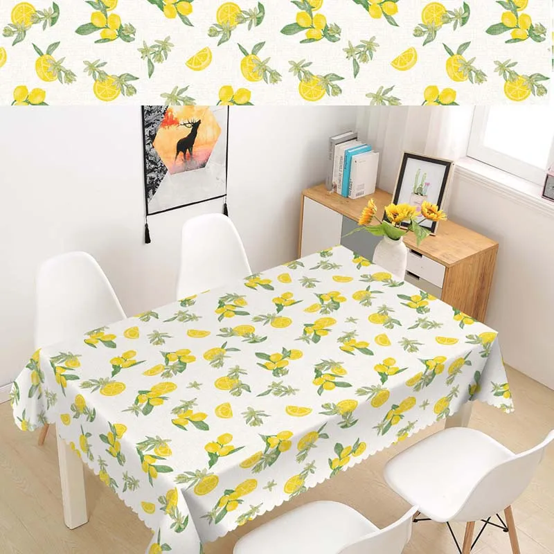 Wholesale Christmas Printed Waterproof Oilproof Polyester TableCloth pvc printed tablecloth