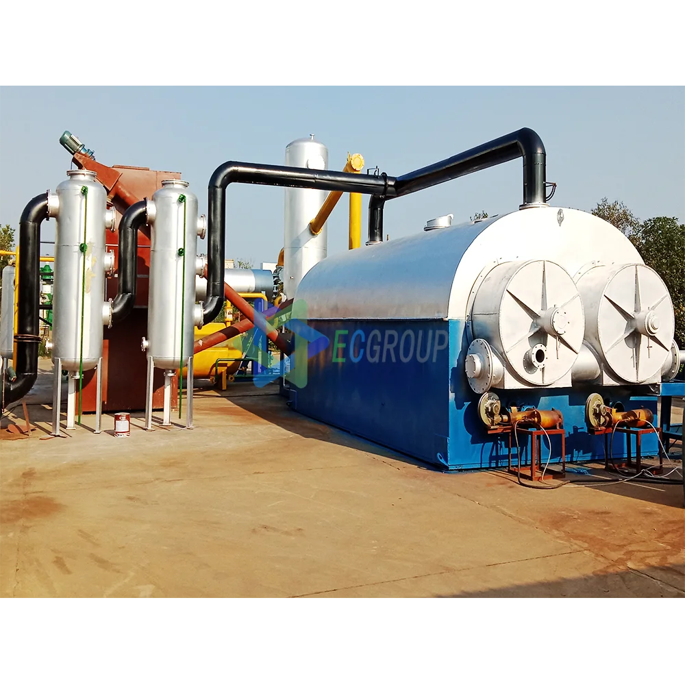 High profitable projects tire recycling machine pyrolysis plant recycle used tires without pollution